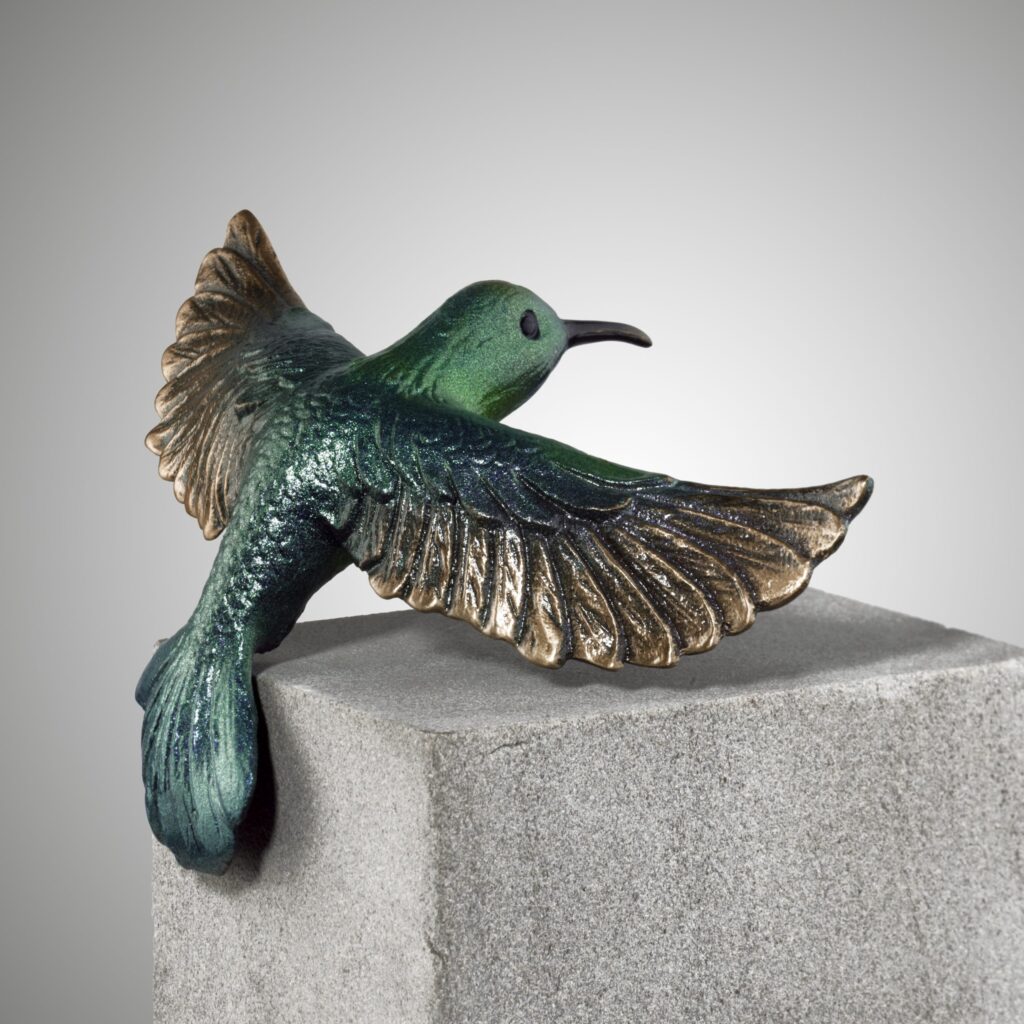 Grüner Eisvogel Flügel Vorne